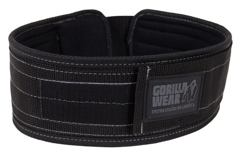 Gorilla Wear 4 Inch Nylon Belt, Tr�ning & Tilbeh�r - Gorilla Wear