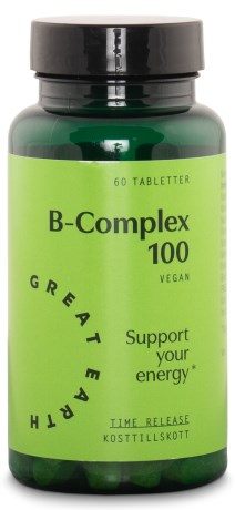 Great Earth B-Complex 100 mg, Vitaminer & Mineraler - Great Earth