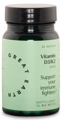 Great Earth Vitamin D3/K2, Vitaminer & Mineraler - Great Earth