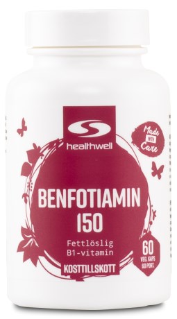 Healthwell Benfotiamin 150, Vitaminer & Mineraler - Healthwell