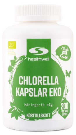 Healthwell Chlorella Kapsler �KO, Helse - Healthwell