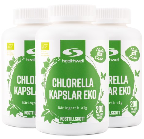 Healthwell Chlorella Kapsler �KO, Helse - Healthwell