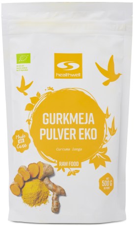 Healthwell Gurkemejepulver �KO, Helse - Healthwell