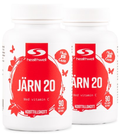 Jern 20, Vitaminer & Mineraler - Healthwell