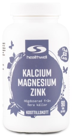 Healthwell Kalcium, Magnesium, Zink, Vitaminer & Mineraler - Healthwell