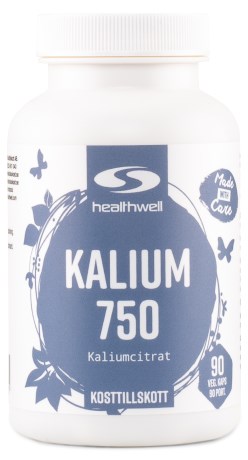 Kalium 750, Vitaminer & Mineraler - Healthwell