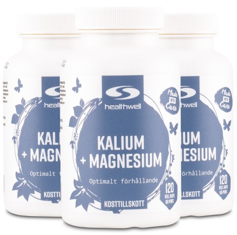 Kalium+Magnesium, Kosttilskud - Healthwell