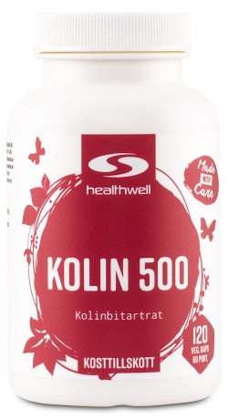 Cholin 500, Vitaminer & Mineraler - Healthwell
