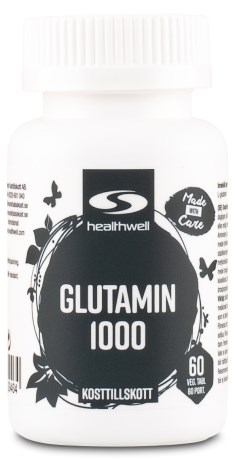Healthwell L-Glutamin 1000, Tr�ningstilskud - Healthwell
