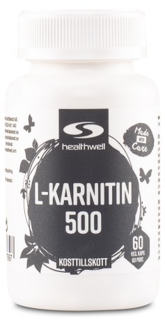 L-carnitin 500, Tr�ningstilskud - Healthwell