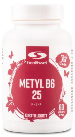 Healthwell Methyl B6 25, Vitaminer & Mineraler - Healthwell