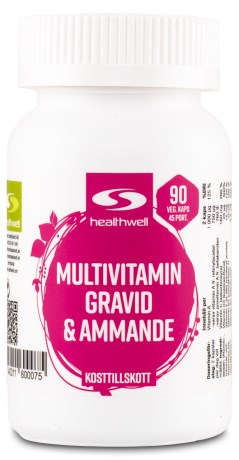 Healthwell Multivitamin Gravid & Ammende, Helse - Healthwell