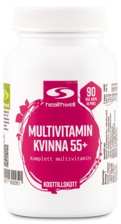 Healthwell Multivitamin Kvinde 55+, Kosttilskud - Healthwell