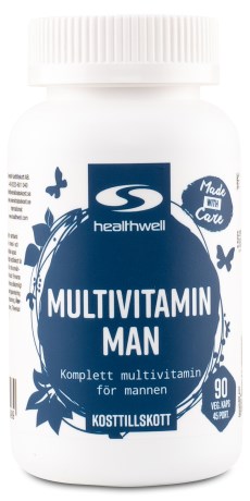 Healthwell Multivitamin Man, Kosttilskud - Healthwell