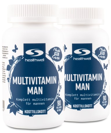Healthwell Multivitamin Man, Helse - Healthwell