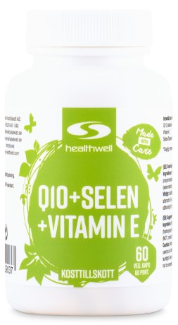 Healthwell Q10 + Selen + Vitamin E, Helse - Healthwell