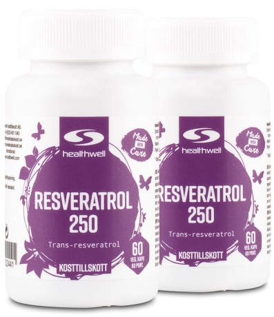 Healthwell Resveratrol 250, Helse - Healthwell
