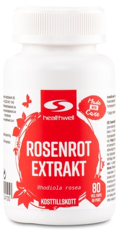 Healthwell Rosenrod Ekstrakt, Tr�ningstilskud - Healthwell