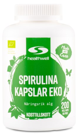 Healthwell Spirulina Kapsler �KO, Helse - Healthwell