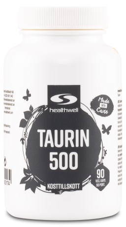 Taurin 500, Tr�ningstilskud - Healthwell