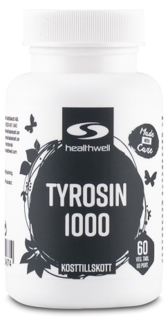 Tyrosin 1000, Tr�ningstilskud - Healthwell