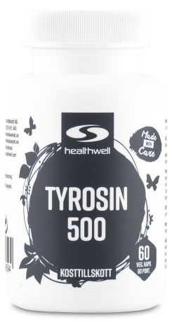 Tyrosin 500, Tr�ningstilskud - Healthwell