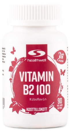 Vitamin B2 100, Vitaminer & Mineraler - Healthwell