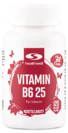 Vitamin B6 25, Vitaminer & Mineraler - Healthwell