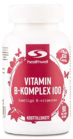 Super B-Vitamin-Kompleks, Vitaminer & Mineraler - Healthwell
