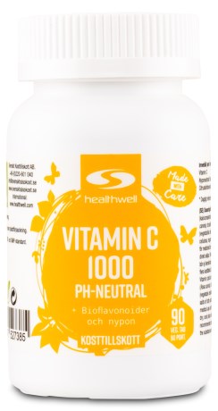 Vitamin C 1000  pH-Neutral, Vitaminer & Mineraler - Healthwell