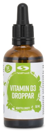 Healthwell Vitamin D3 Dr�ber, Vitaminer & Mineraler - Healthwell