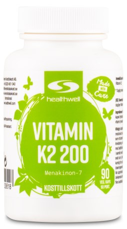 Vitamin K2 200, Vitaminer & Mineraler - Healthwell