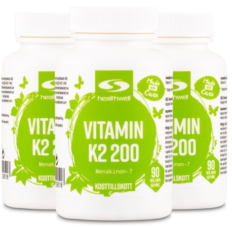 Vitamin K2 200, Vitaminer & Mineraler - Healthwell