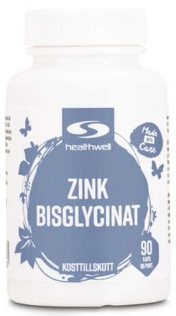 Healthwell Zinkbisglycinat, Vitaminer & Mineraler - Healthwell