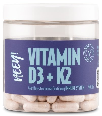 HEEY Vitamin D3 + K2, Vitaminer & Mineraler - HEEY