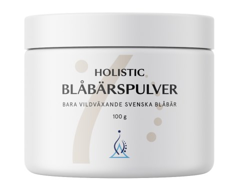 Holistic Bl�b�rpulver, F�devarer - Holistic