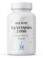 Holistisk vitamin D3 2000 IE