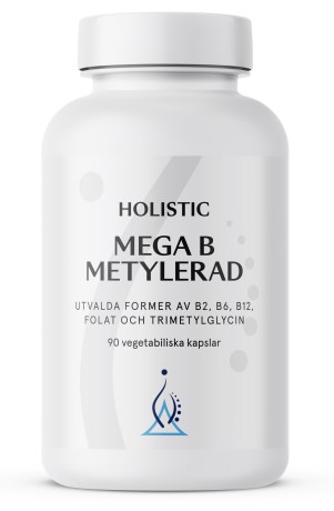 Holistic Mega B, Methyleret, Vitaminer & Mineraler - Holistic