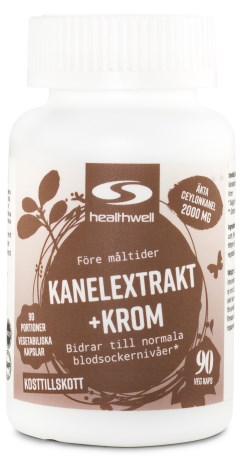Kanelekstrakt+Chrom - Healthwell