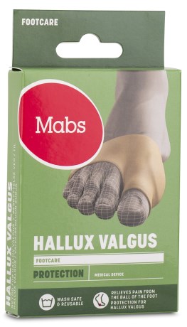 Mabs Hallux Valgus Beskyttelse, Rehab & Prehab - Mabs