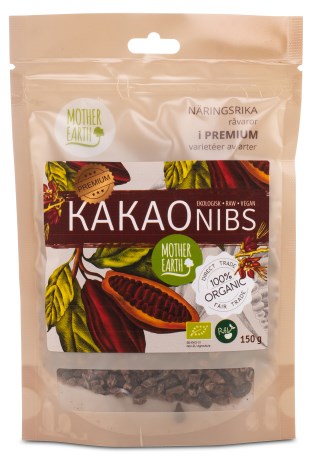 Mother Earth Kakaonibs Pangoa Premium RAW & �KO, F�devarer - Mother Earth