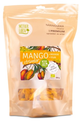 Mother Earth Mango Strimler �ko, F�devarer - Mother Earth