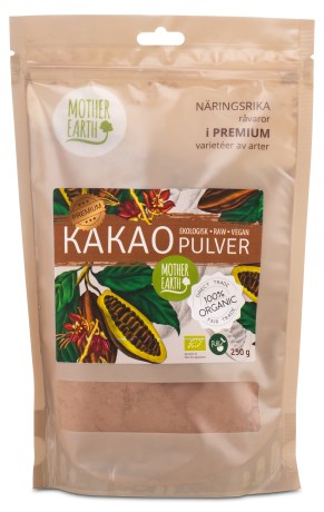 Mother Earth Pangoa Premium Kakaopulver Raw&Eko, F�devarer - Mother Earth