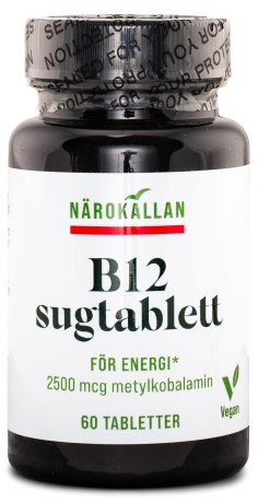 N�rok�llan B12 Sugetablett, Vitaminer & Mineraler - N�rok�llan