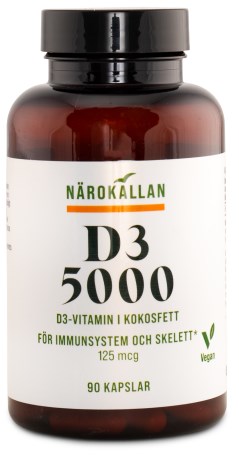 N�rok�llan D3 5000 Vegan, Vitaminer & Mineraler - N�rok�llan