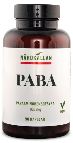 N�rok�llan PABA, Vitaminer & Mineraler - N�rok�llan