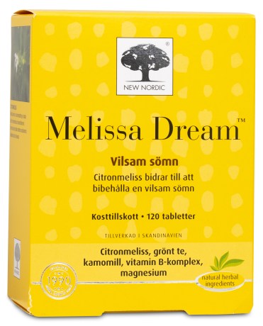 -localization-error-products-images-main-thumbnail- New Nordic Melissa Dream, 120 tabletter