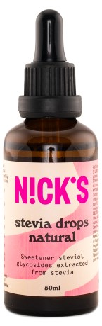 Nicks Stevia Drops, F�devarer - Nicks