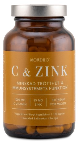 Nordbo C-vitamin & Zink, Vitaminer & Mineraler - Nordbo