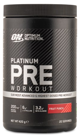 Optimum Nutrition Platinum Pre Workout , Tr�ningstilskud - Optimum Nutrition